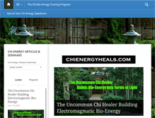 Tablet Screenshot of chienergytraining.com